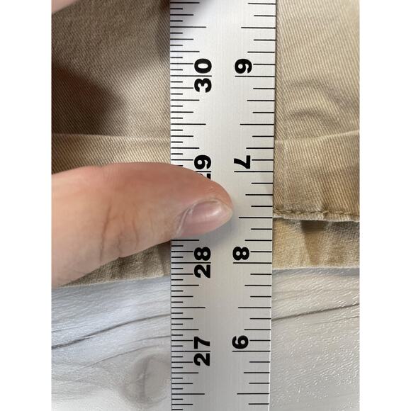 American Eagle Shorts Womens 2 Khaki Bermuda Stretch Chino Casual Pockets Tan - Picture 7 of 15